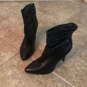 Soft leather ankle boots